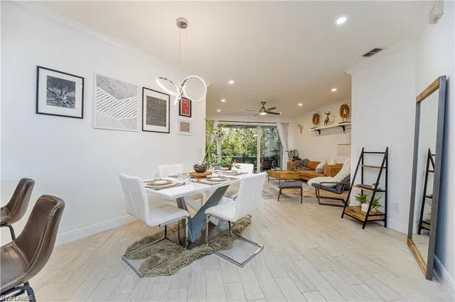 a workspace with furniture and a window