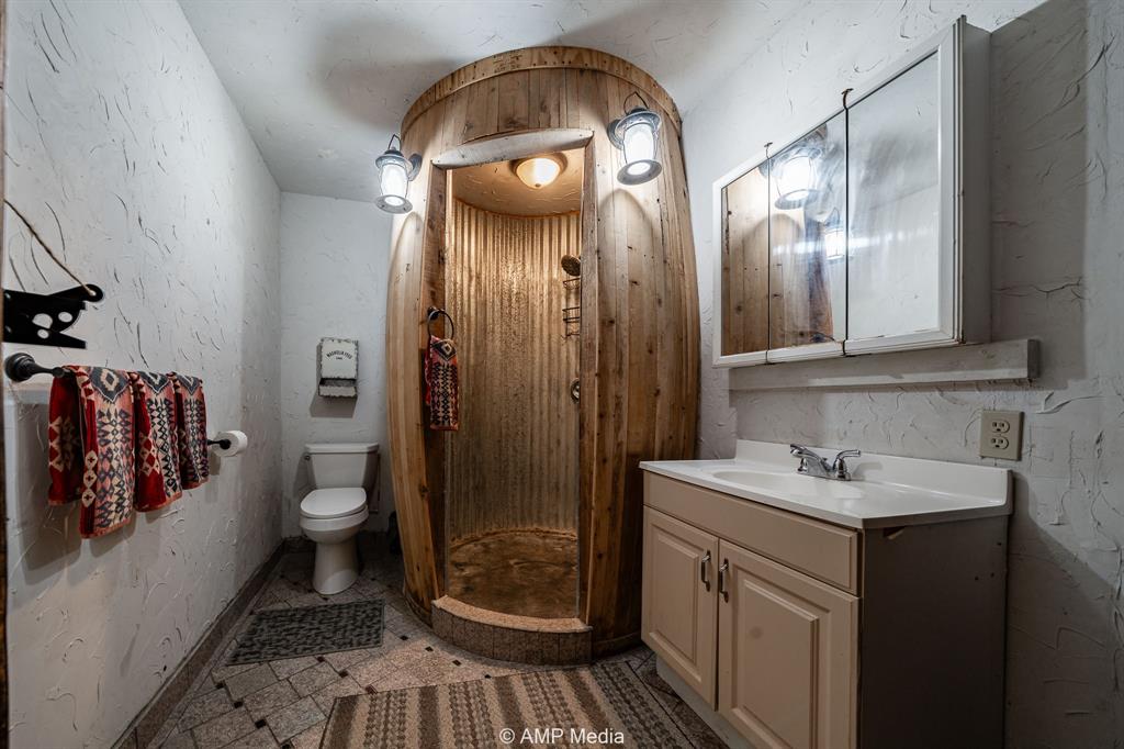 4538 County Road 463 Rule, TX 79548 - Photo 31 of 40 Ever see a whiskey barrel shower?