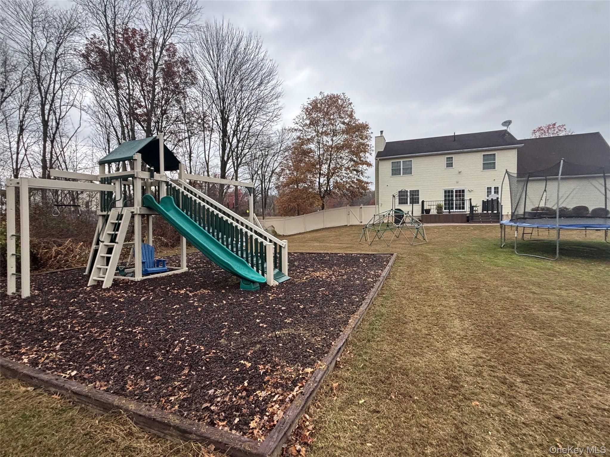 235 Maples Road Middletown, NY 10940 - Photo 30 of 34 View of jungle gym with a trampoline