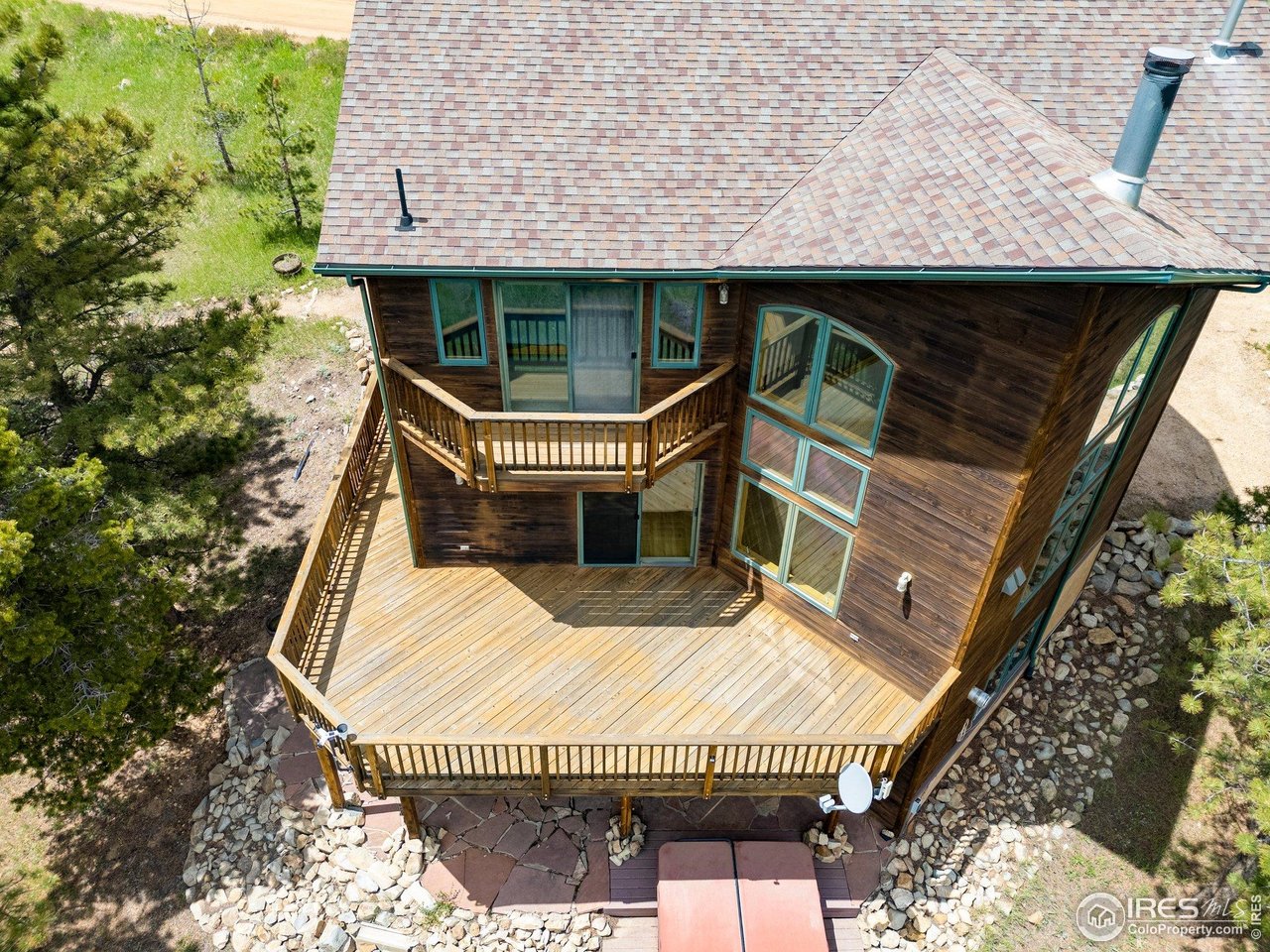 1117 Rock Lake Road Ward, CO 80481 - Photo 35 of 40 a view of balcony with furniture