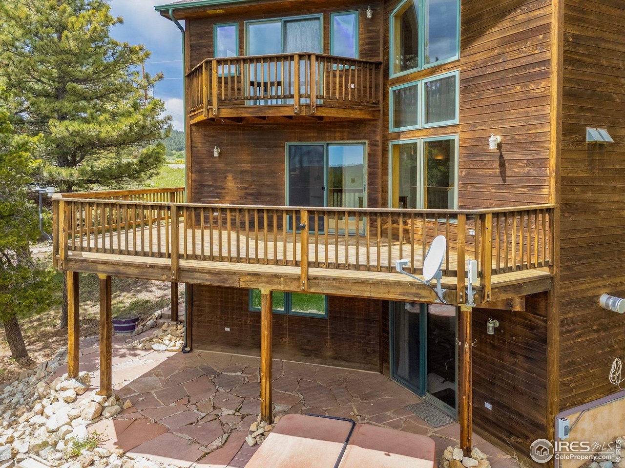 1117 Rock Lake Road Ward, CO 80481 - Photo 36 of 40 a front view of a building with a porch