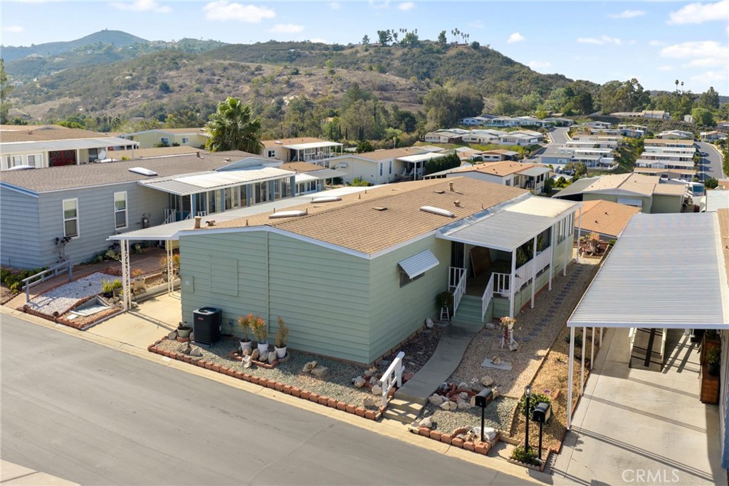 1195 La Moree Road, Unit 36 San Marcos, CA 92078 - Photo 37 of 47 an aerial view of a house with a floor to ceiling window