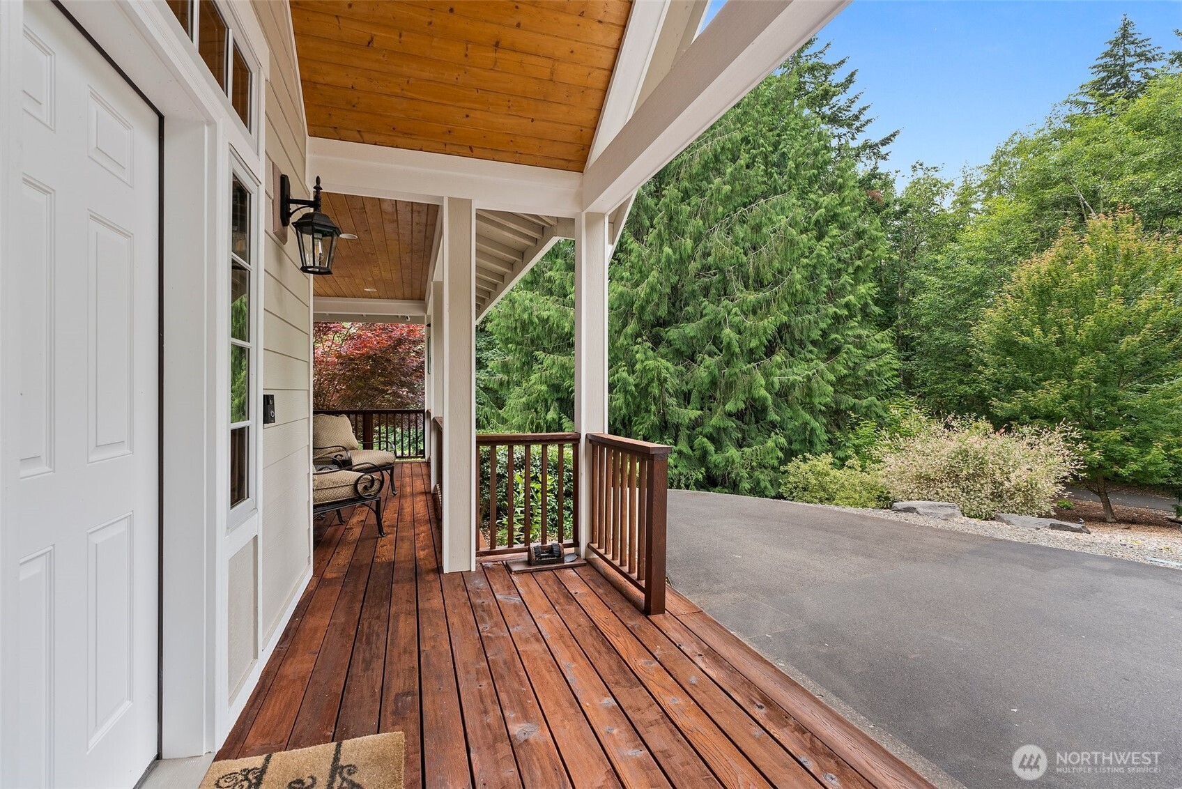 6205 139th Lane Southwest Rochester, WA 98579 - Photo 4 of 39 a view of balcony with wooden floor and fence