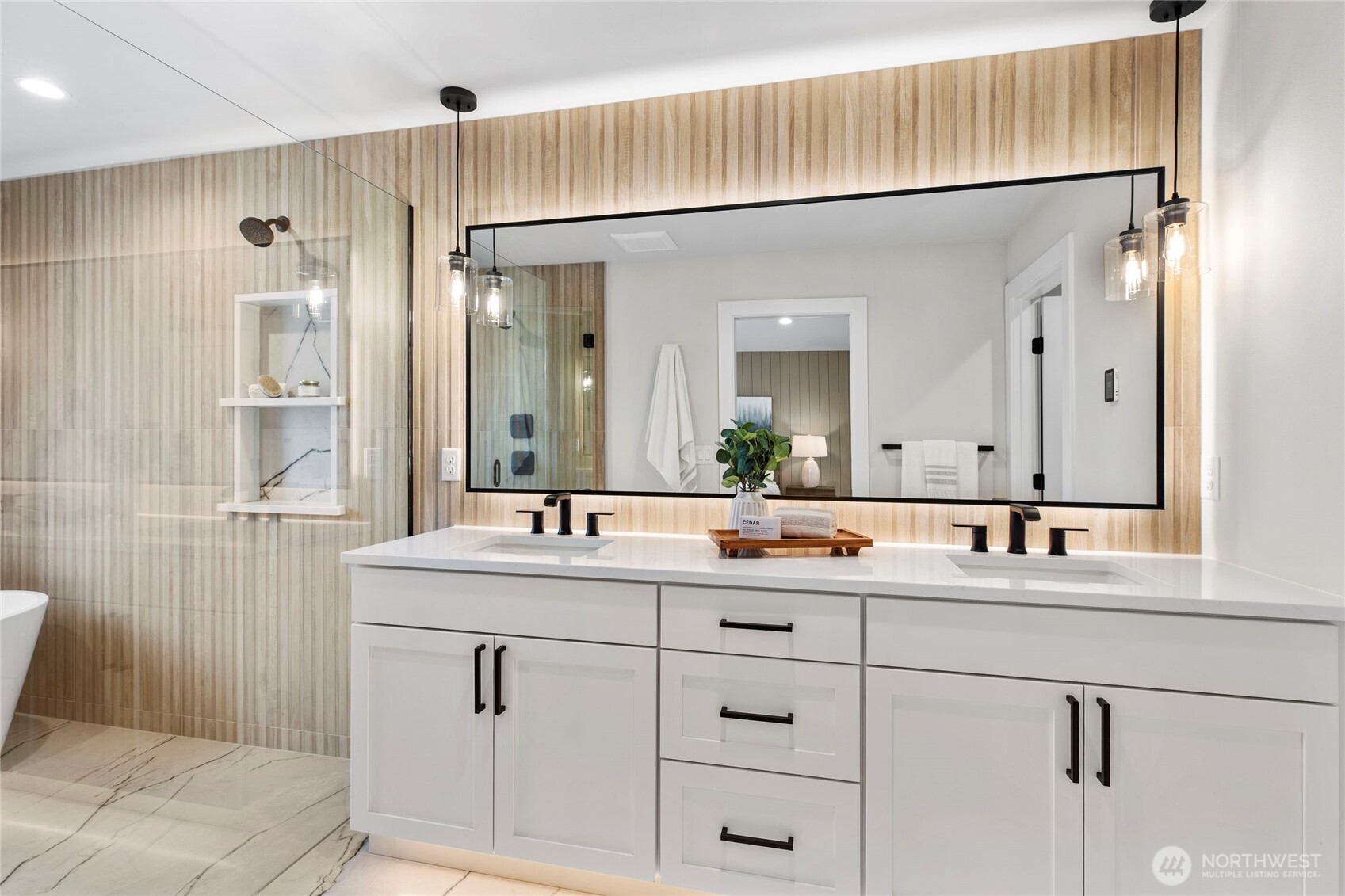 1504 3rd Street Kirkland, WA 98033 - Photo 20 of 36 a bathroom with a sink and a mirror