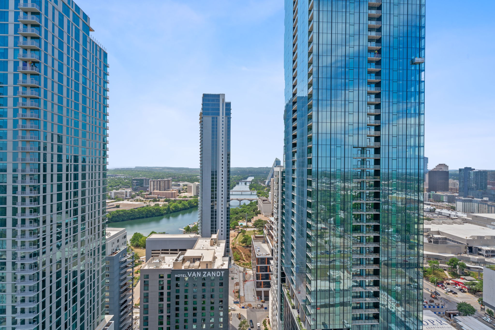 84 East Avenue, Unit 3401 Austin, TX 78701 - Photo 27 of 40 a view of balcony with city view