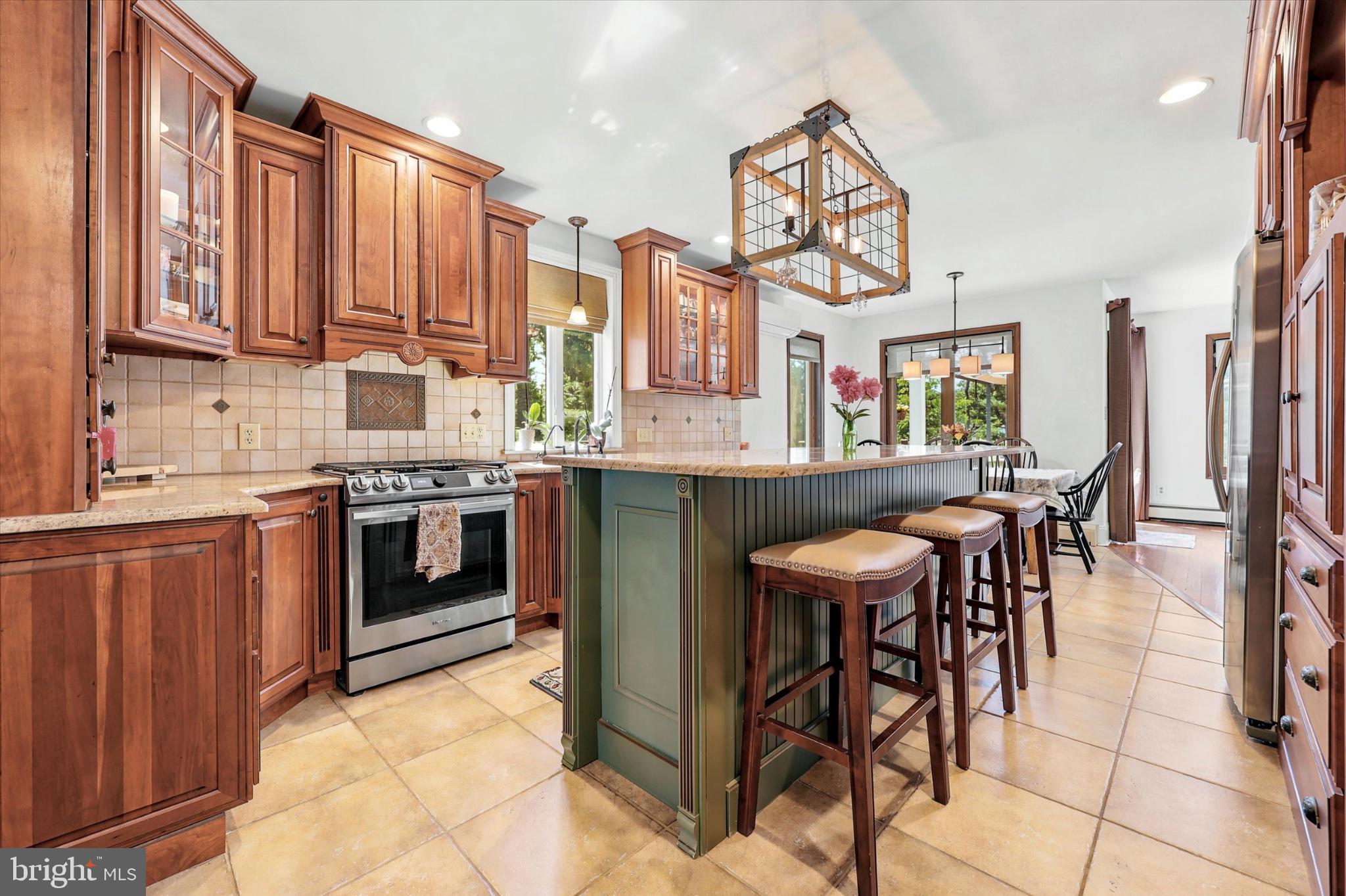 1622 Jarrettown Road Dresher, PA 19025 - Photo 14 of 61 Warm wood tones in a stylish kitchen.