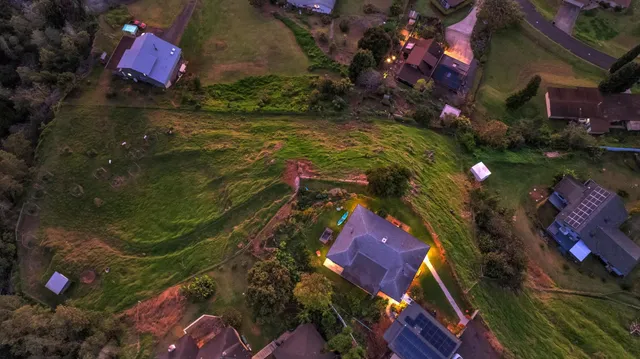 a view of a big yard