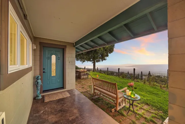 a view of city and mountain