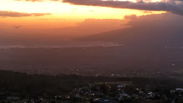 a view of an ocean and beach