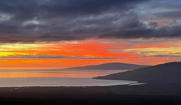 a view of an ocean and beach