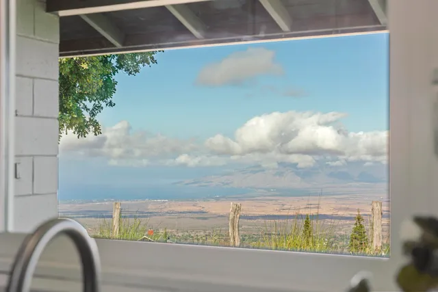 a view of sky from window