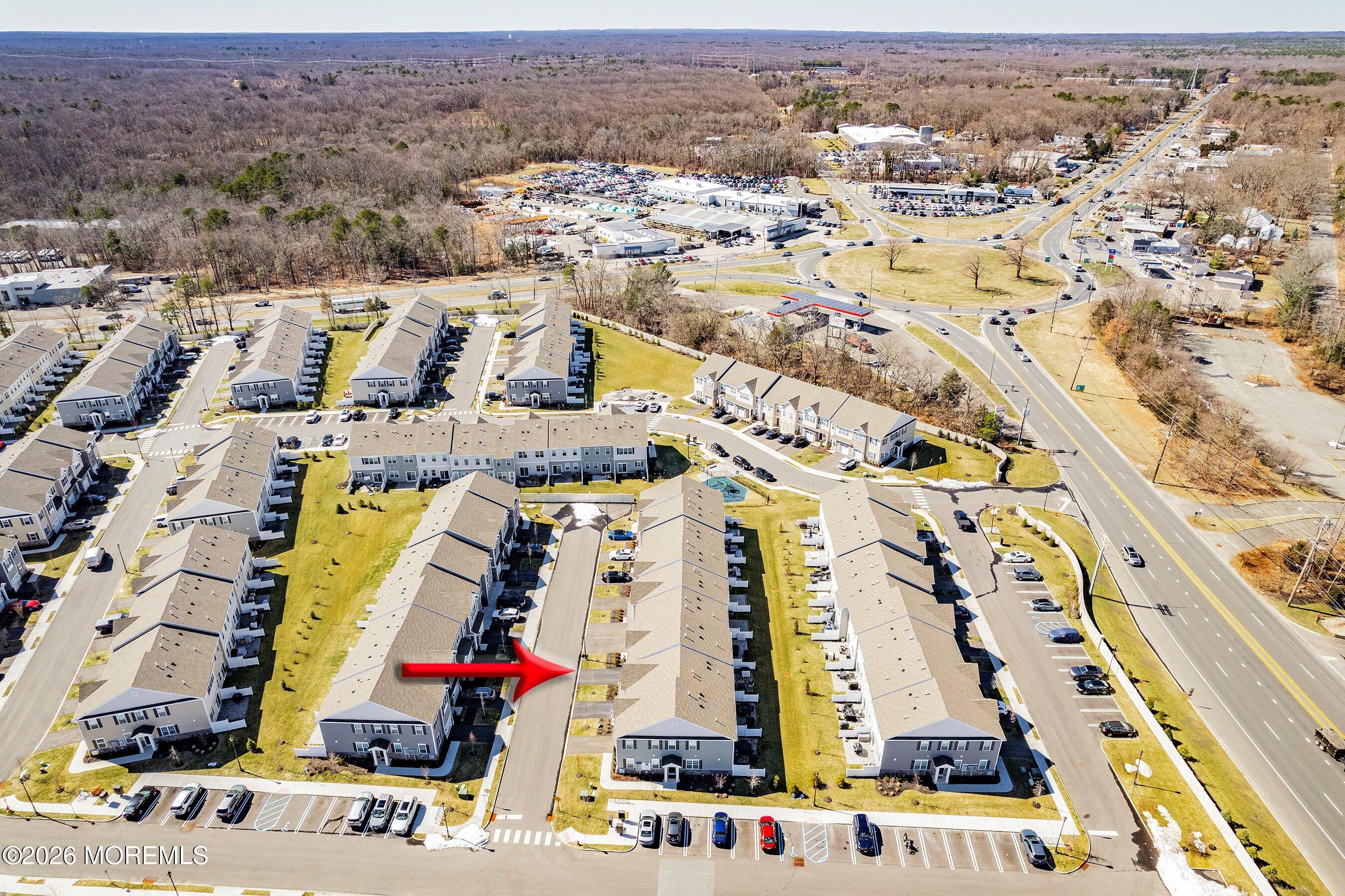 5 Laird Way Neptune, NJ 07753 - Photo 32 of 35 an aerial view of residential building and parking space