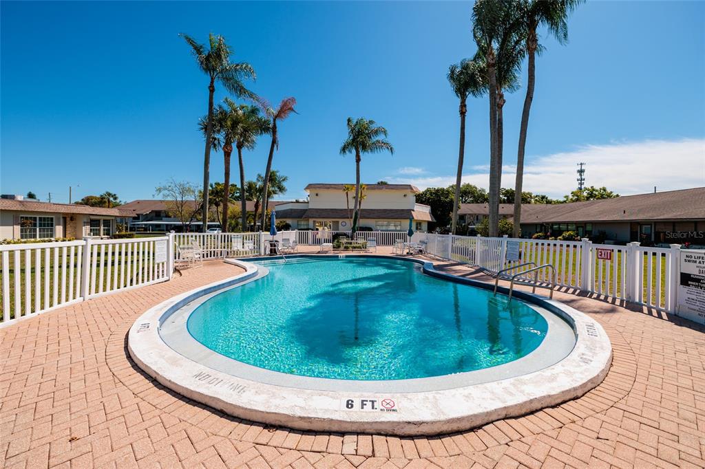 1601 43rd Street, Unit 149 St. Petersburg, FL 33713 - Photo 41 of 51 a view of a swimming pool with a lounge chair