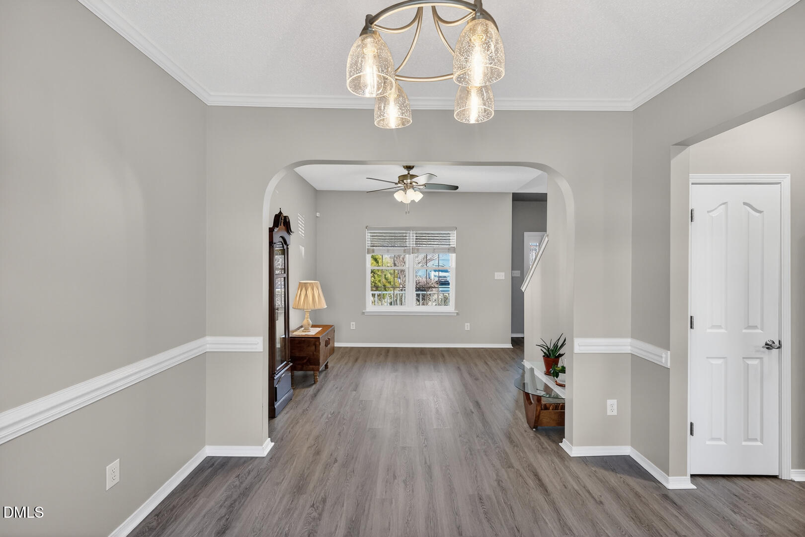 5709 Apalachicula Drive Raleigh, NC 27616 - Photo 25 of 47 wooden floor in an empty room with a window