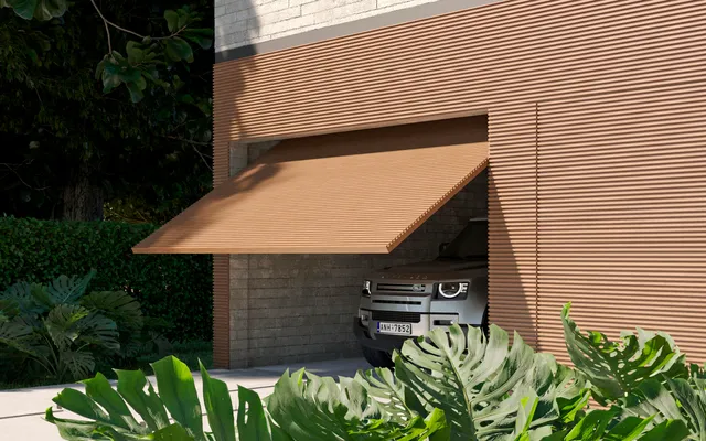 a view of a backyard with plants