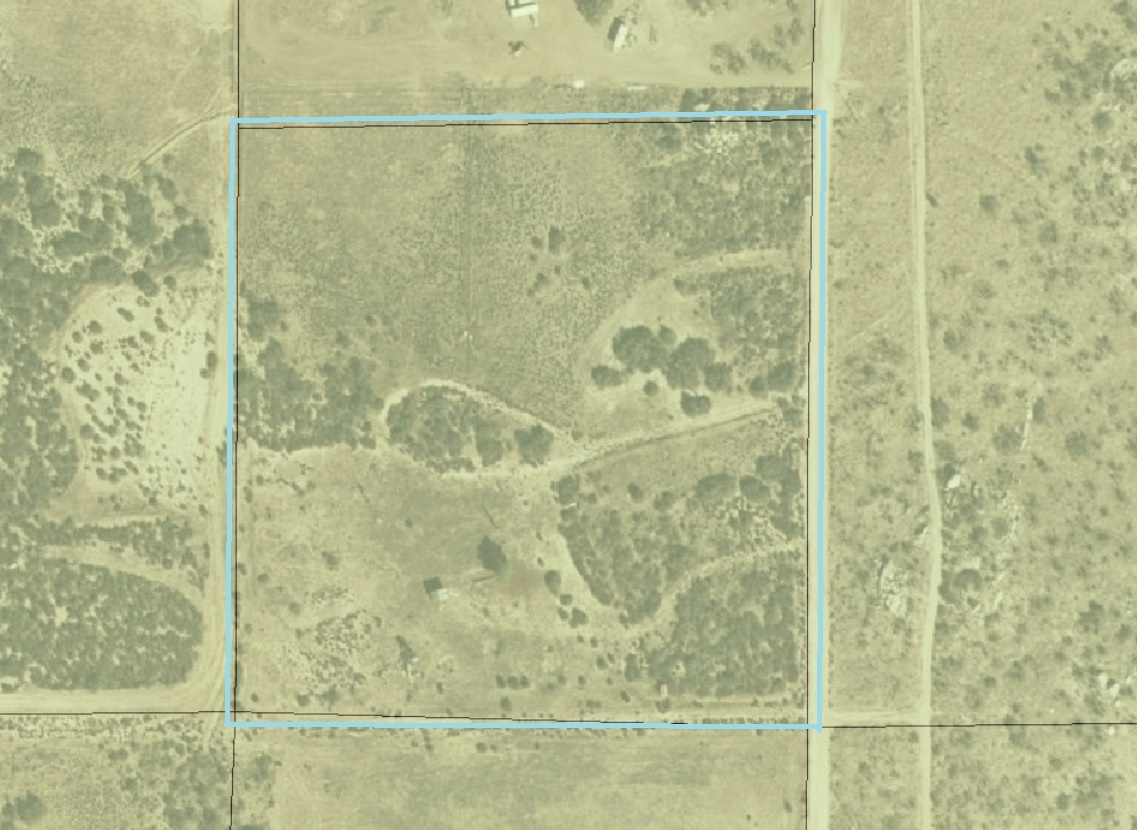 35855 Old Wilson Road Ranchita, CA 92066 - Photo 5 of 5 close on the overhead. Boundaries are estimates ONLY.