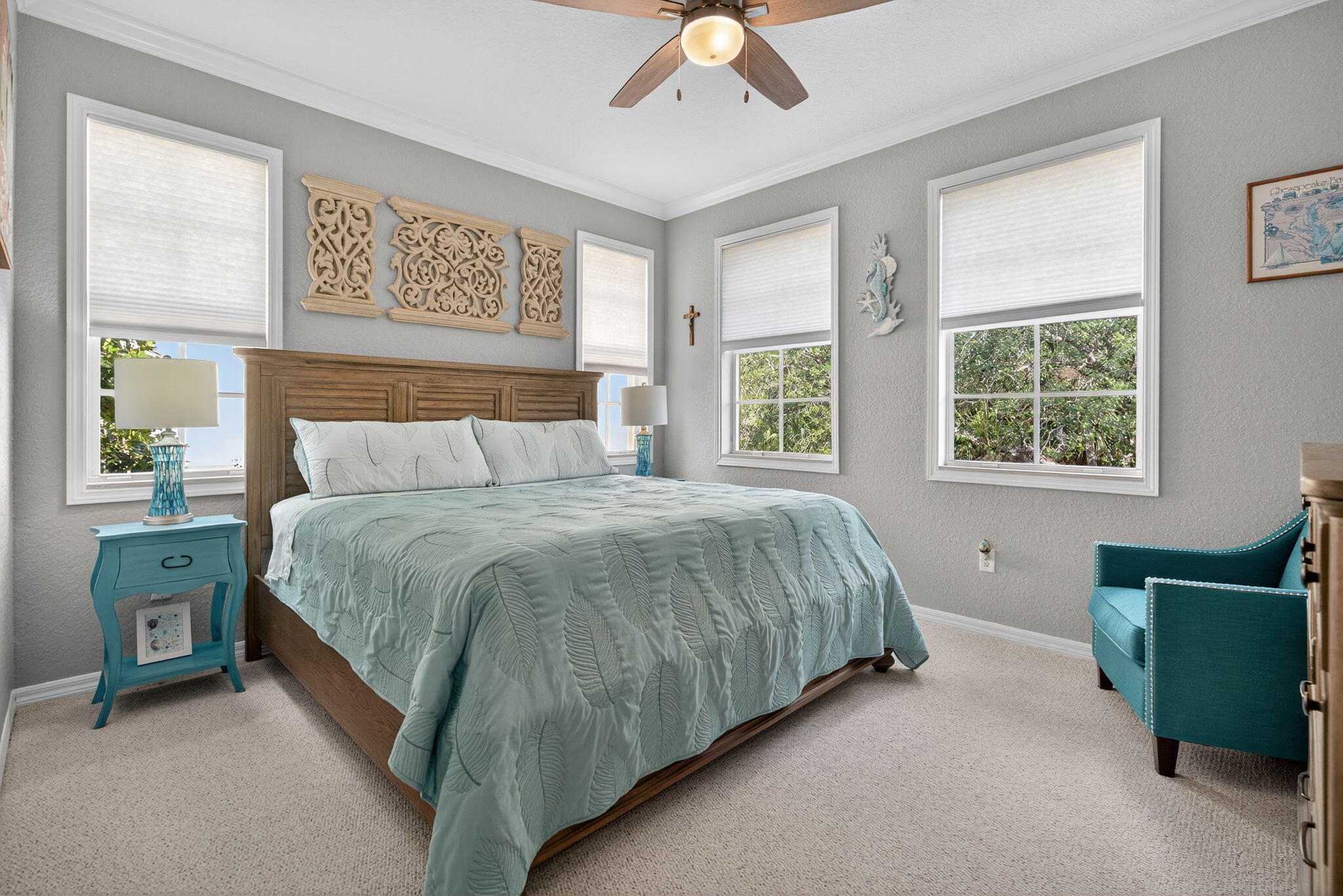 141 Seagrape Drive, Unit 203 Jupiter, FL 33458 - Photo 17 of 39 a bedroom with a bed and window