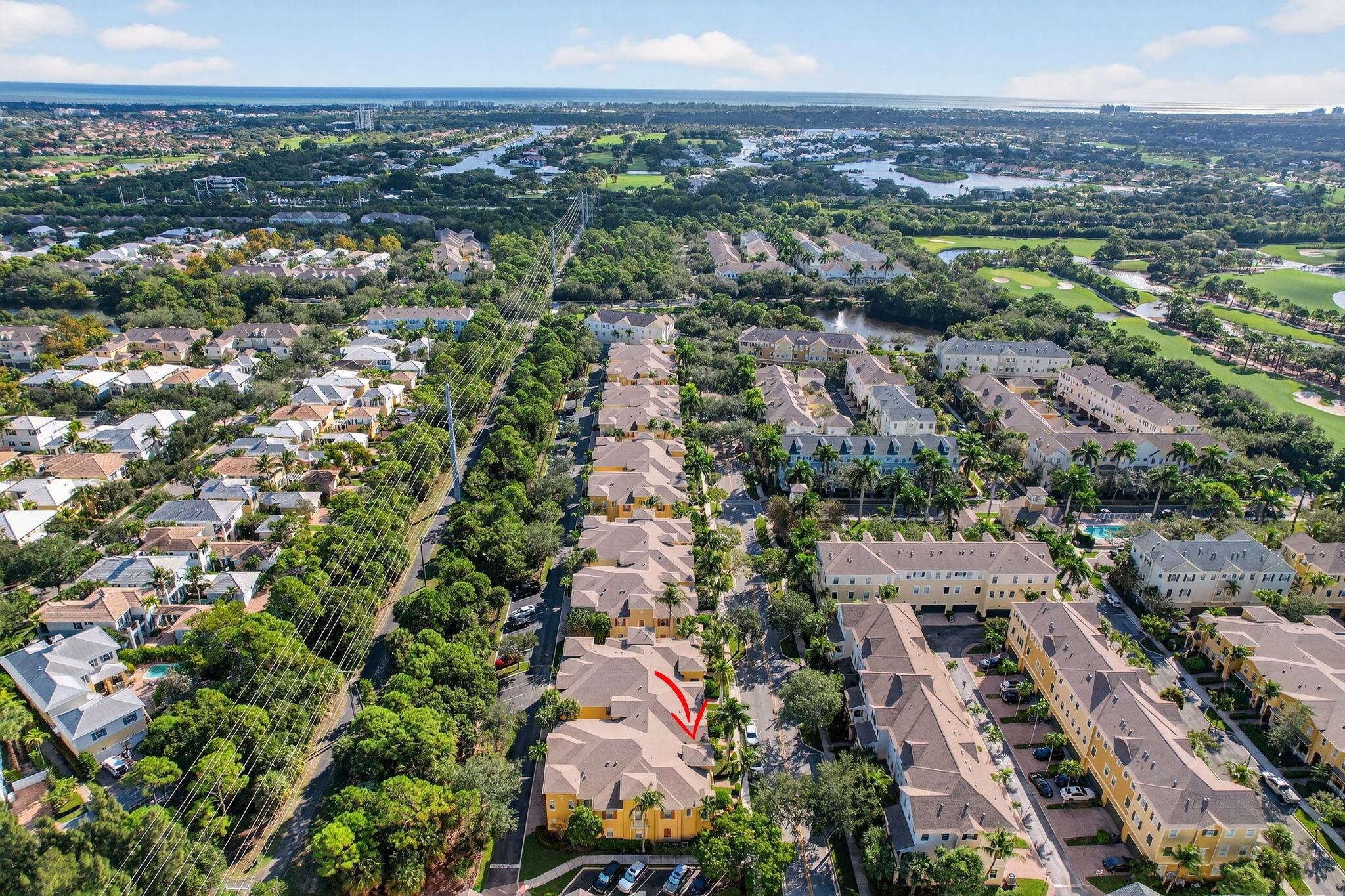 141 Seagrape Drive, Unit 203 Jupiter, FL 33458 - Photo 38 of 39 an aerial view of a city