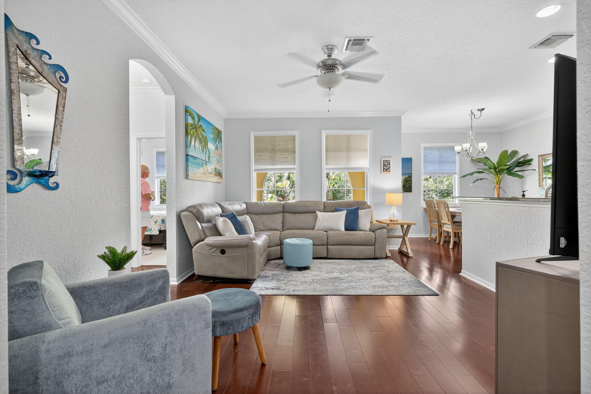 141 Seagrape Drive, Unit 203 Jupiter, FL 33458 - Photo 7 of 39 a living room with furniture and a large window
