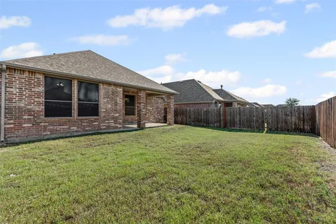 a backyard of a house
