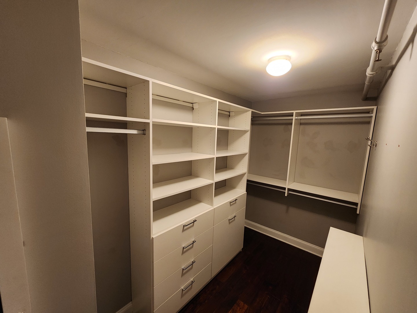 440 North Wabash Avenue, Unit 3109 Chicago, IL 60611 - Photo 5 of 25 a view of walk in closet with empty racks