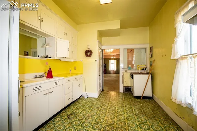 a room with storage and utility