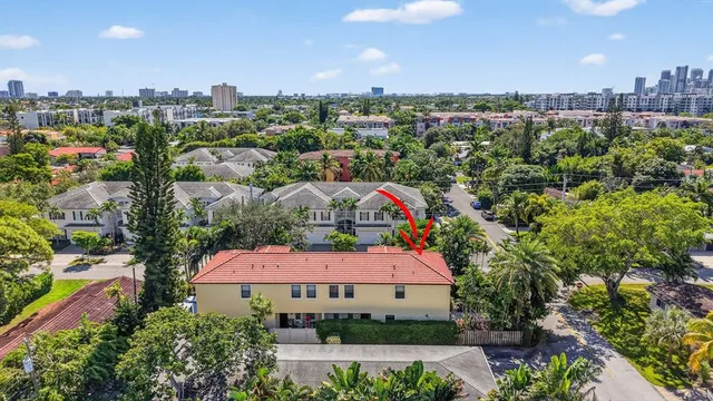 a view of city and mountain