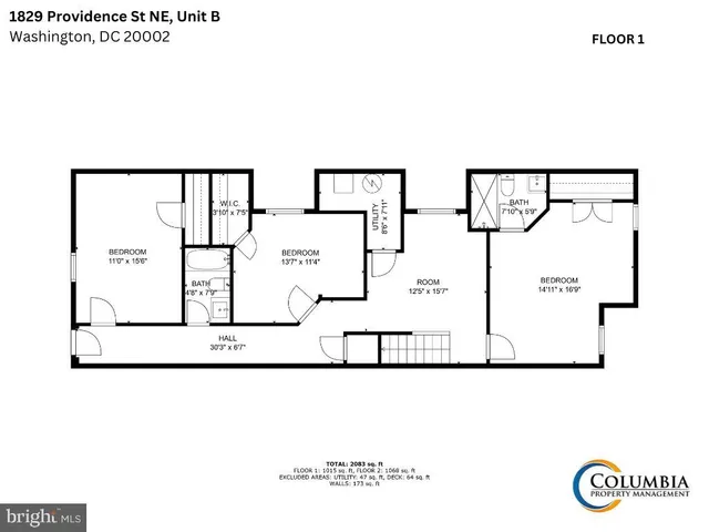 $3,800 | 1829 Providence Street Northeast, Unit B, Washington, DC 20002