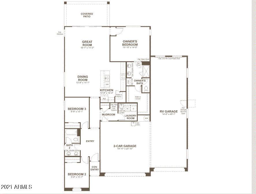 24581 Oxen Road Florence, AZ 85132 - Photo 3 of 3 Bronze floor plan