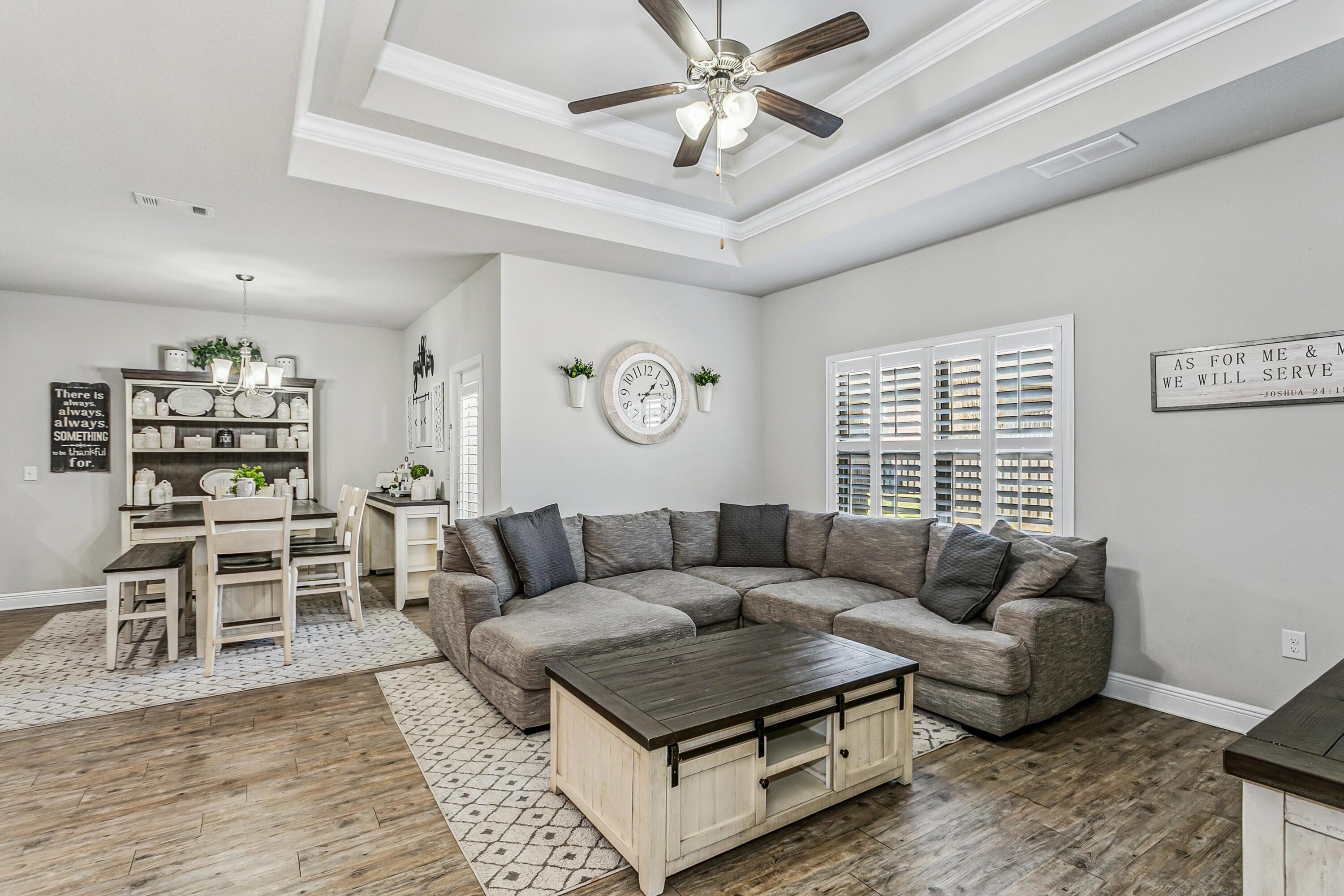 438 Chickadee Street Crestview, FL 32539 - Photo 12 of 40 LARGE LIVING with DOUBLE TRAY CEILING!