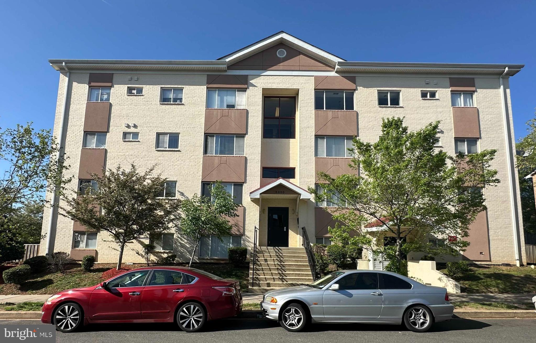 a car parked in front of a house