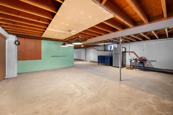 a view of storage and utility room