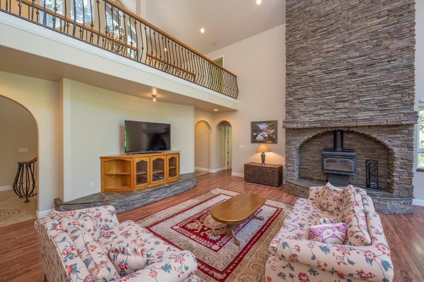 2271 Murphys Drive Arnold, CA 95223 - Photo 12 of 91 a living room with furniture and a fireplace