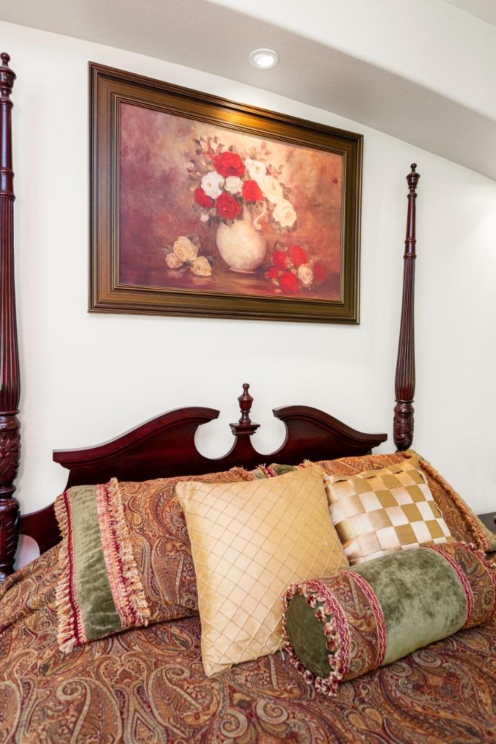 2271 Murphys Drive Arnold, CA 95223 - Photo 41 of 91 a bedroom with a bed and painting on the wall