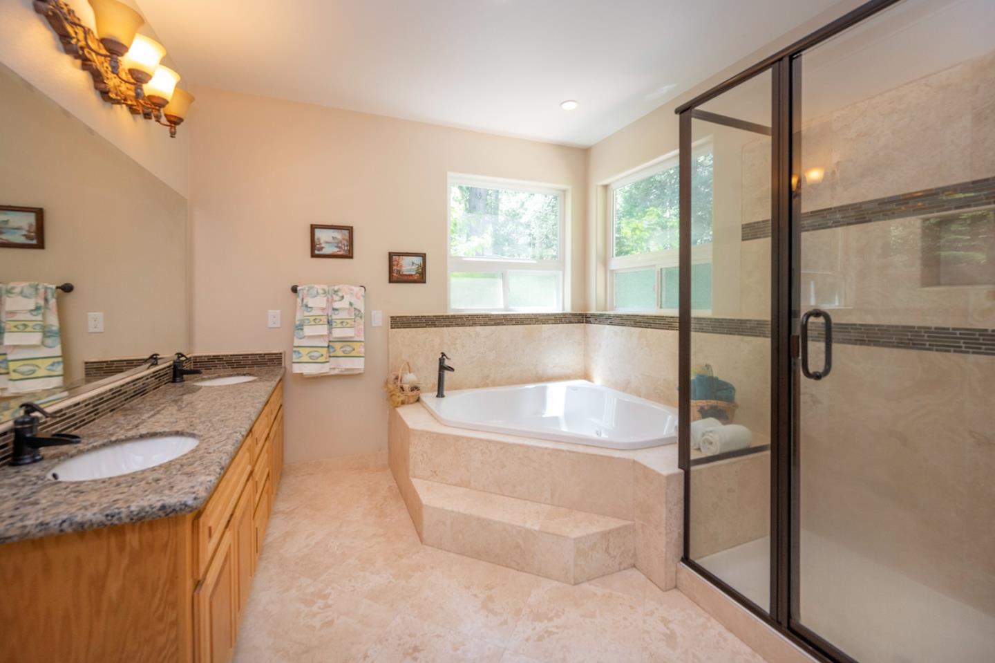 2271 Murphys Drive Arnold, CA 95223 - Photo 43 of 91 a spacious bathroom with a tub sink and mirror