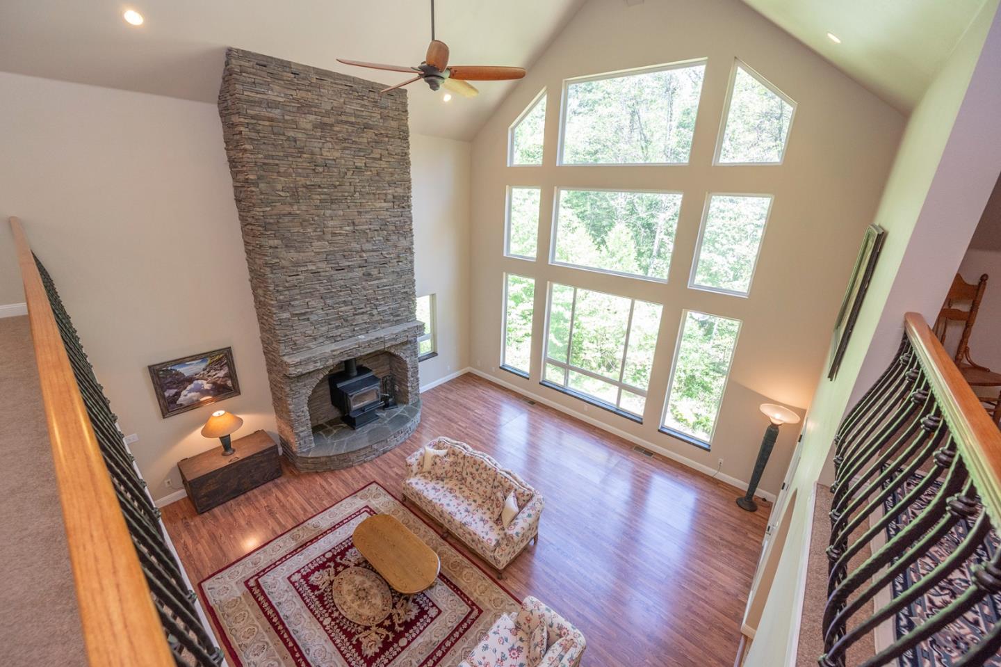 2271 Murphys Drive Arnold, CA 95223 - Photo 52 of 91 a living room with furniture and a fireplace