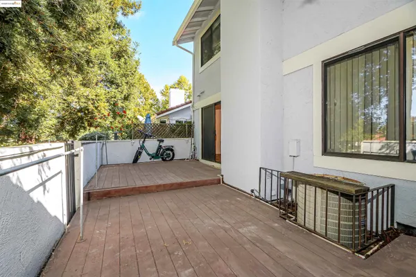 a view of an outdoor space and swimming pool