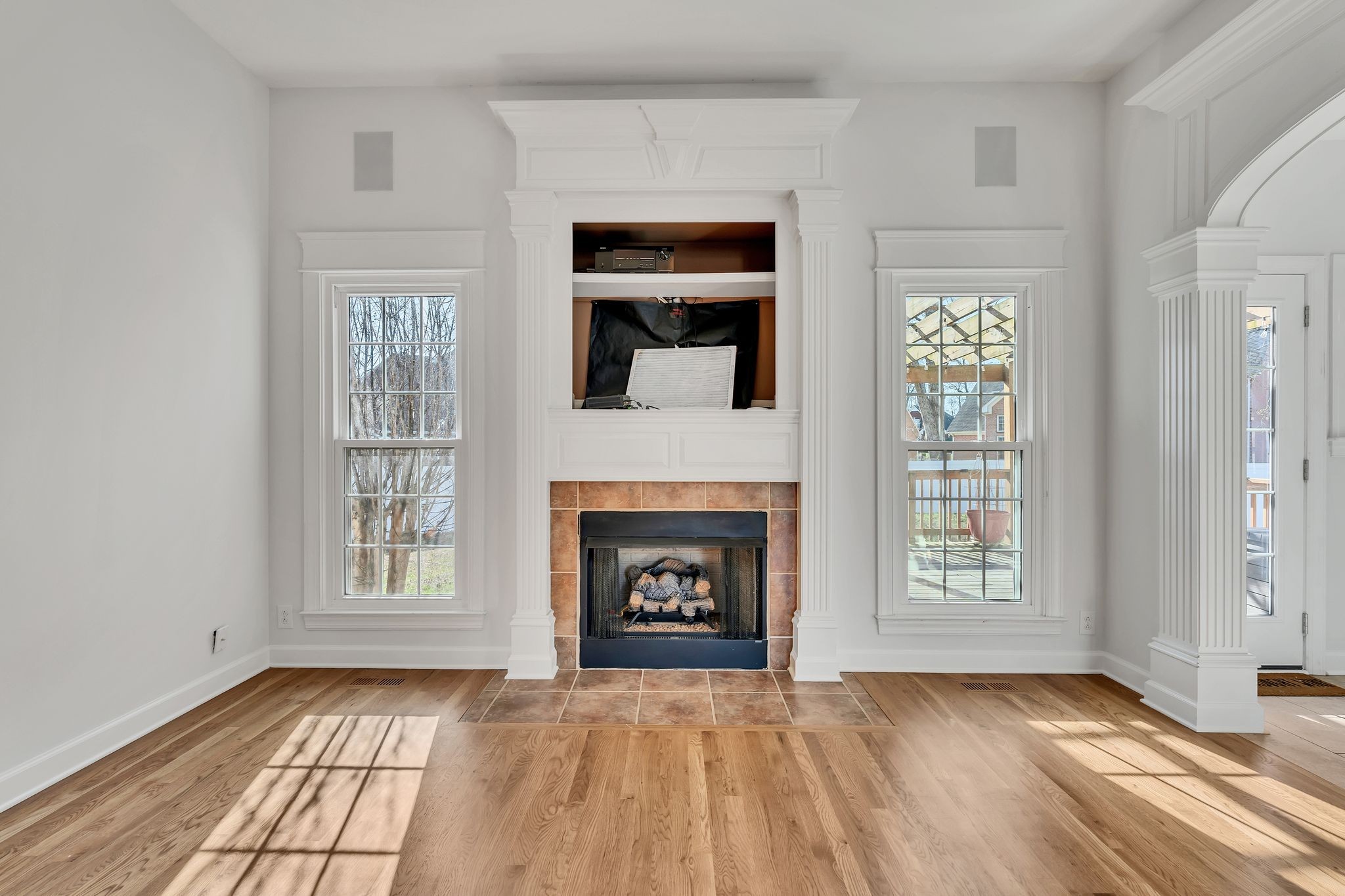 3033 Tybee Trail Murfreesboro, TN 37127 - Photo 6 of 41 a view of an empty room with window and fire place