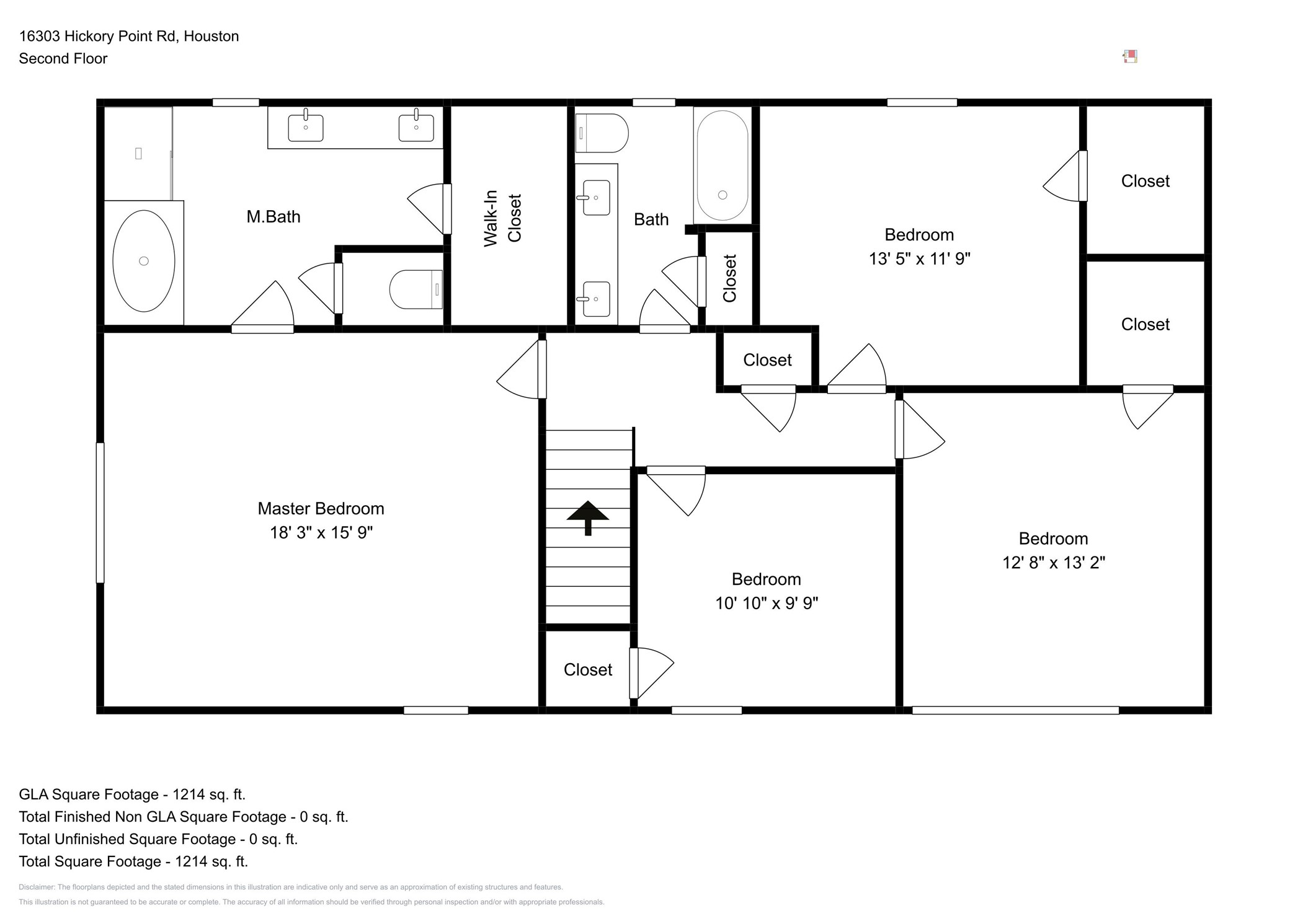16303 Hickory Point Road Houston, TX 77095 - Photo 21 of 21 a picture of a floor plan