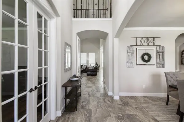 a view of livingroom with furniture and fireplace