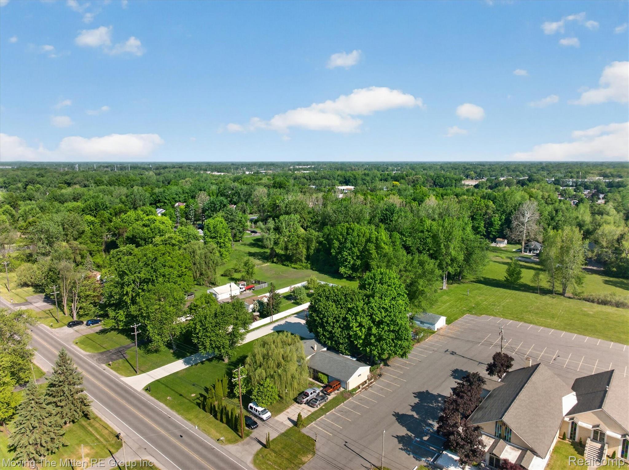 25505 Wick Road Taylor, MI 48180 - Photo 64 of 68 Aerial view of a heavily wooded area