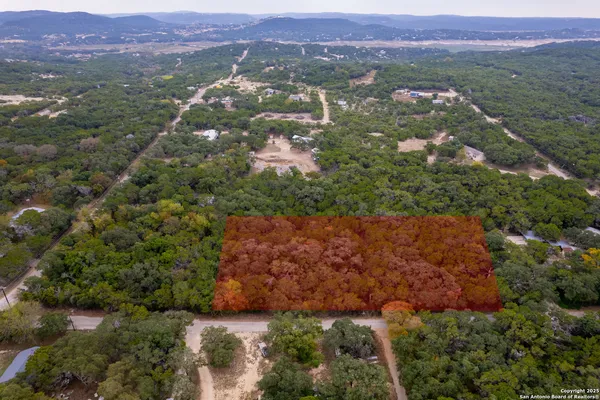 an aerial view of forest