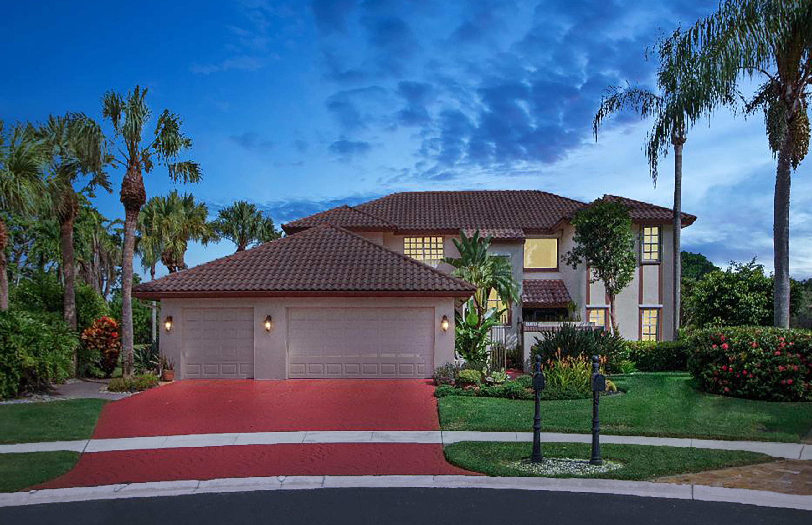 23102 L'Ermitage Circle Boca Raton, FL 33433 - Photo 2 of 34 EVENING/FRONT