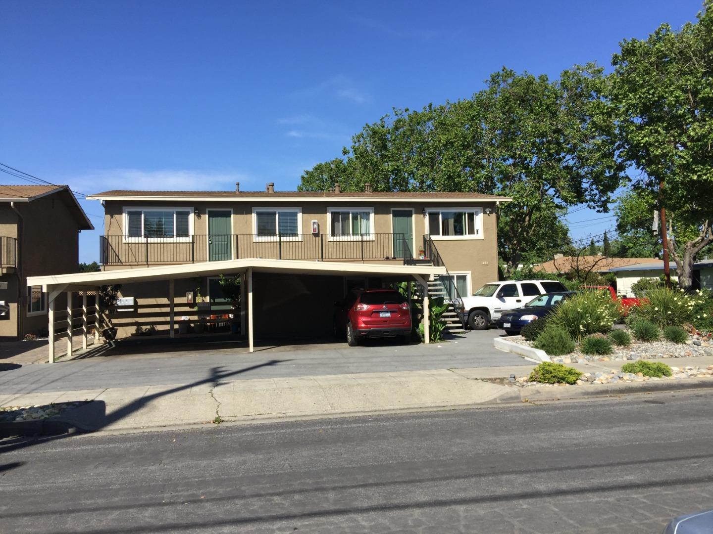 a view of a house with a patio