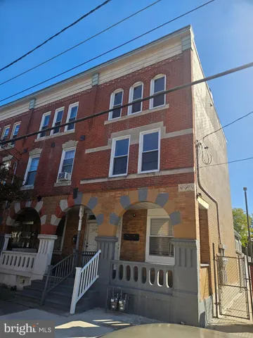 a front view of a building