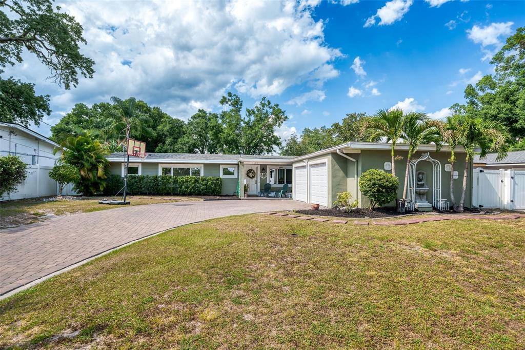 a view of a house with a patio