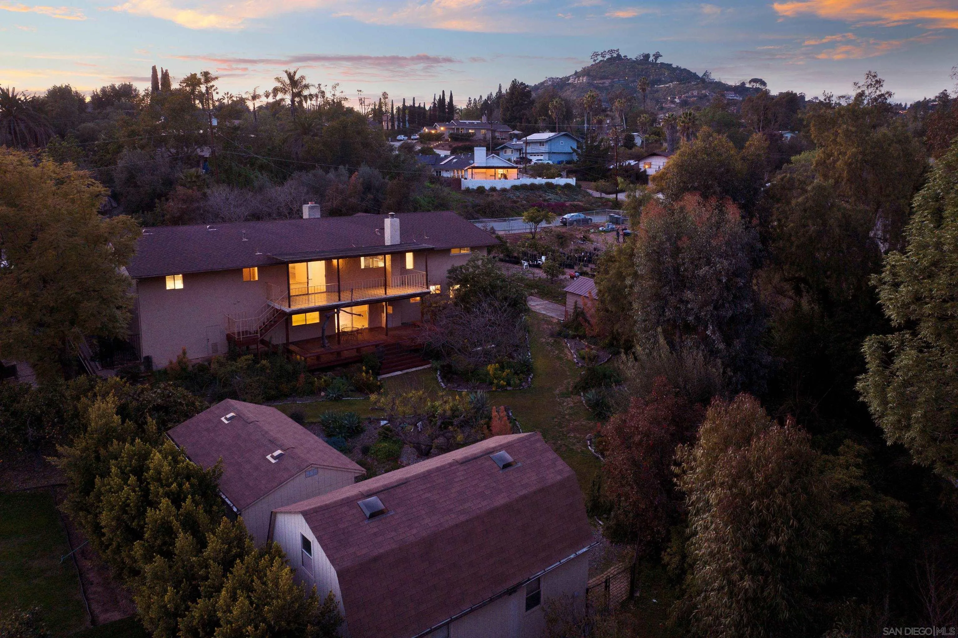 4351 Crestview Drive La Mesa, CA 91941 - Photo 11 of 49 an aerial view of a house with a garden