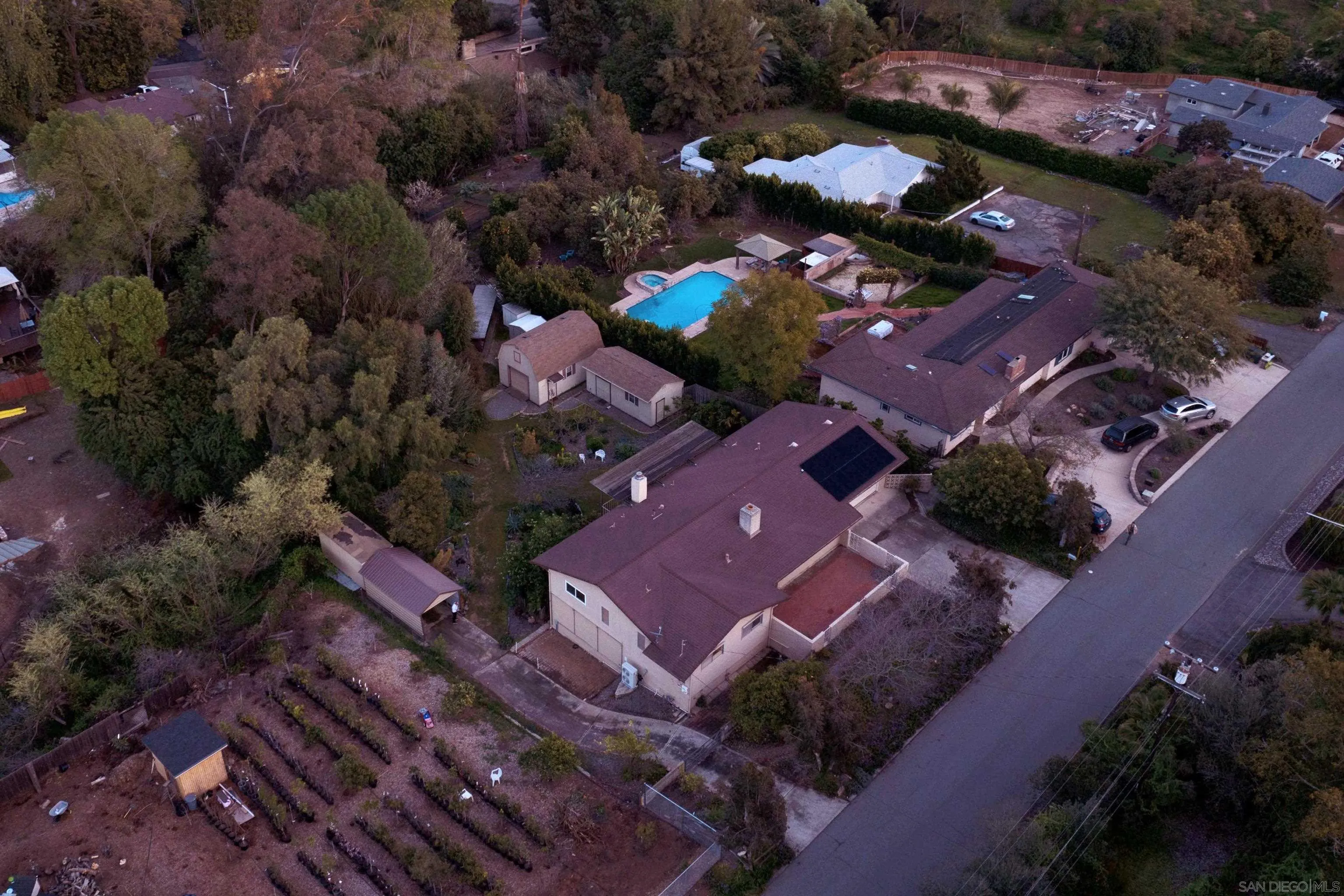 4351 Crestview Drive La Mesa, CA 91941 - Photo 6 of 49 an aerial view of house with a yard