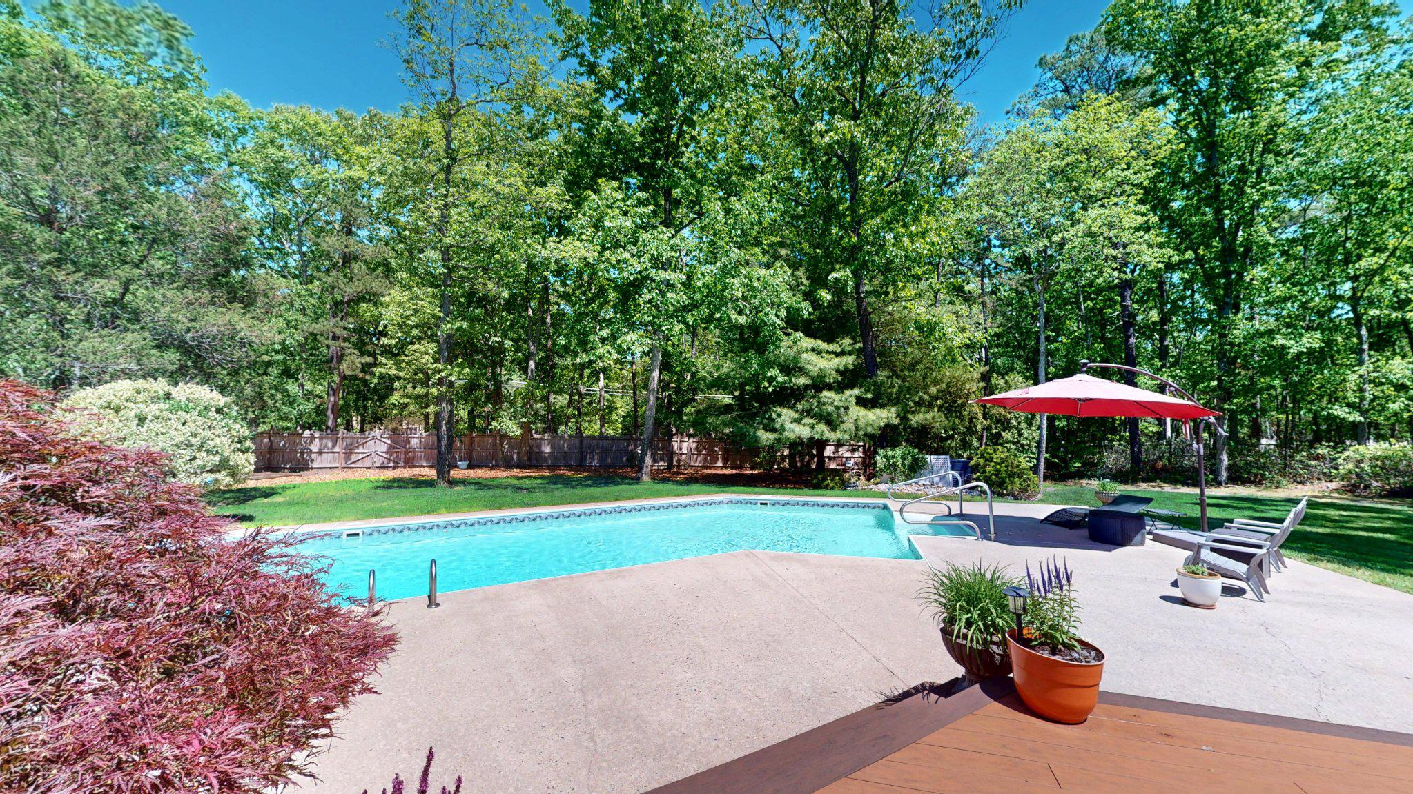 3 Colonial Court Medford, NJ 08055 - Photo 77 of 89 Serene poolside retreat in nature.
