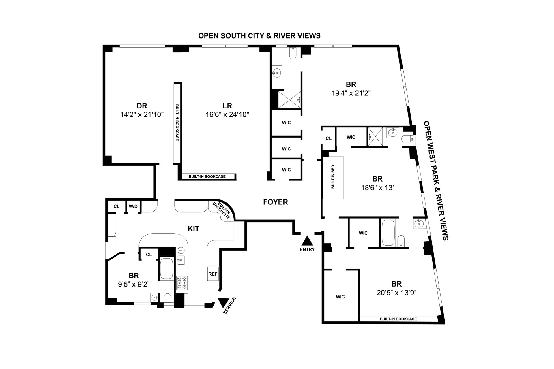 90 Riverside Drive, Unit 9B Manhattan, NY 10024 - Photo 27 of 27 Gallery Image 27